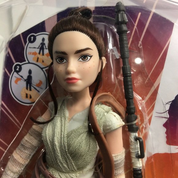 Star Wars Forces Of Destiny Rey Of Jakku 11" Doll Action Figure Hasbro Disney - Picture 12 of 12